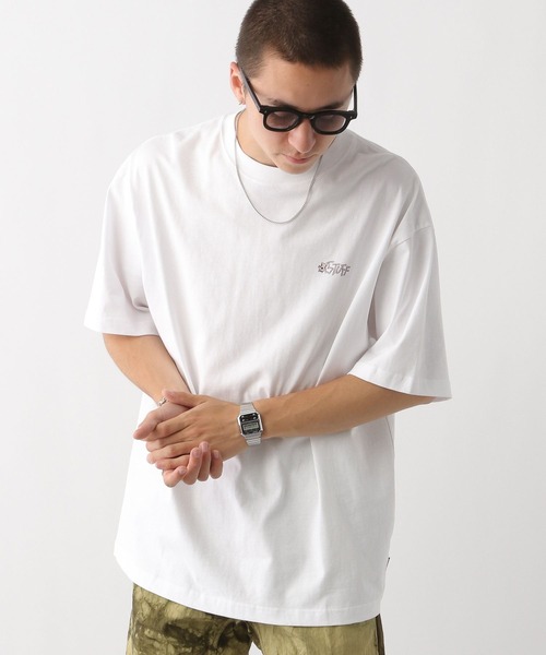 「POLeR」 半袖Tシャツ MEDIUM ダークグリーン メンズ_画像3