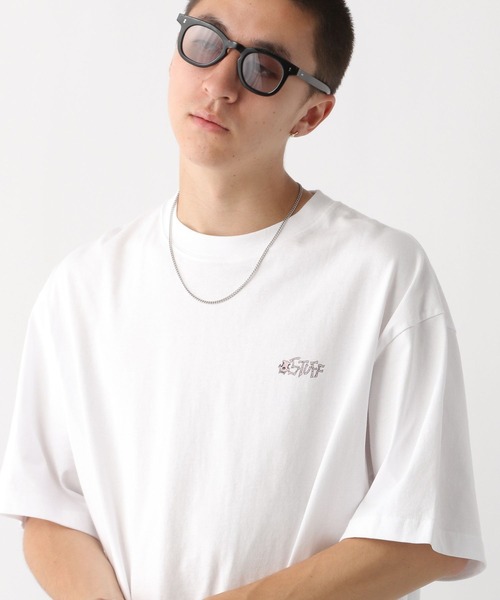 「POLeR」 半袖Tシャツ MEDIUM ダークグリーン メンズ_画像4