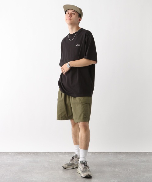 「POLeR」 半袖Tシャツ MEDIUM ダークグリーン メンズ_画像8