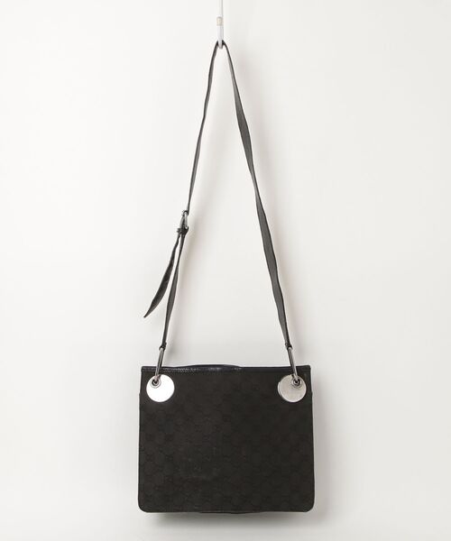 グッチ ショルダーバッグ GGキャンバス ブラック GUCCI（グッチ） GGキャンバス ショルダーバッグ - ブラック