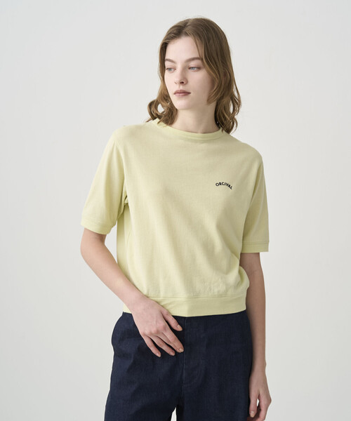 ORCIVAL（オーシバル） tシャツ | シースルー クルーネックショート