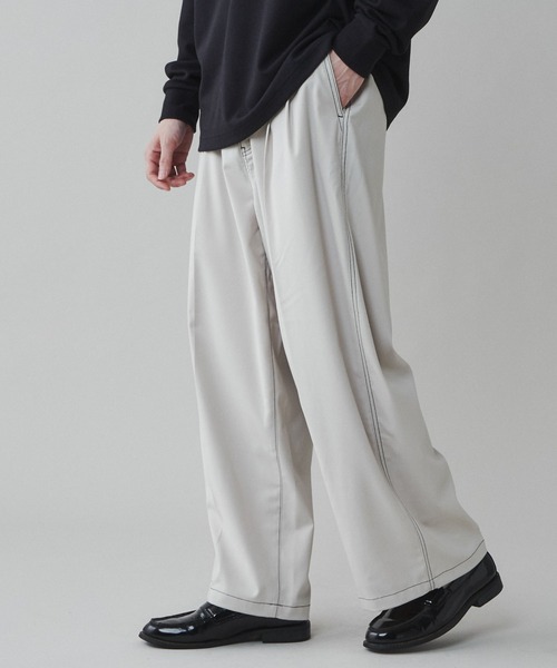 「LUCY」 スラックス LARGE ダークグレー メンズ_画像5