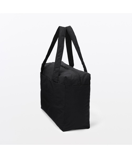 無印良品（MUJI） 旅行 再生ナイロンたためるボストンバッグ 18L 約