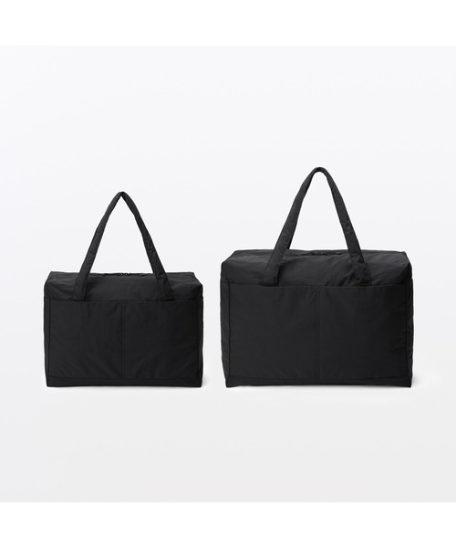 無印良品（MUJI） 旅行 再生ナイロンたためるボストンバッグ 18L 約