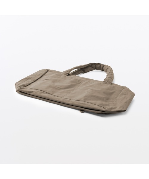 無印良品（MUJI） 旅行 再生ナイロンたためるボストンバッグ 18L 約