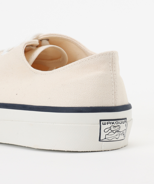 EDIFICE（エディフィス） スニーカー WAKOUWA CANVAS OX LOW WHITE