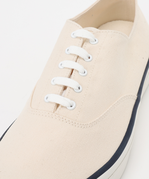 EDIFICE（エディフィス） スニーカー WAKOUWA CANVAS OX LOW WHITE