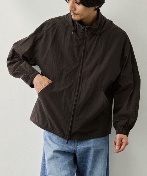 ナイロンジャケット 「ATON/エイトン」SUPER LIGHT NYLON SPORT JACKET メンズの画像