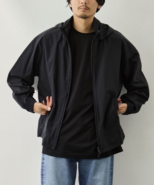 ナイロンジャケット 「ATON/エイトン」SUPER LIGHT NYLON SPORT JACKET メンズの画像