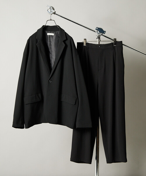 「FREAK'S STORE」 セットアップ LARGE 暗灰色薄墨色 メンズ