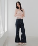 ワイドパンツ ジーンズ デニム デニムパンツ ...の詳細画像3