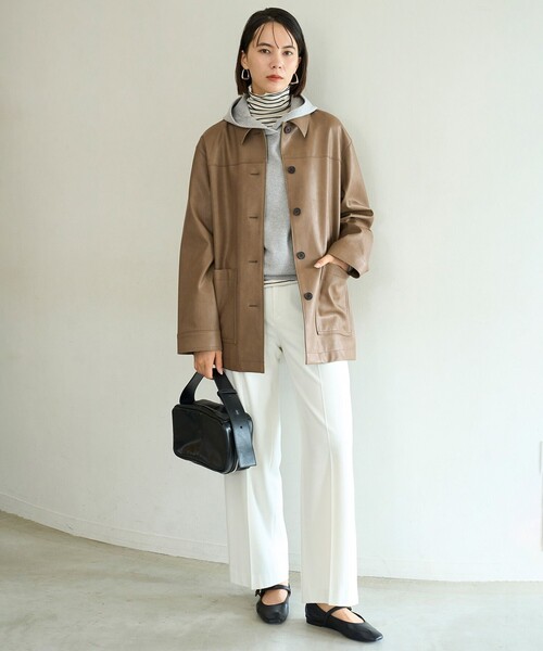「UNFILO」 パンツ MEDIUM グレー レディース_画像9