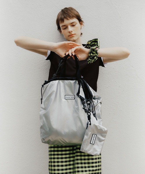 トートバッグ 「HUNTER for ADAM ET ROPE'」別注  TRAVEL MULTI FUNCTION TOTE レディースの画像