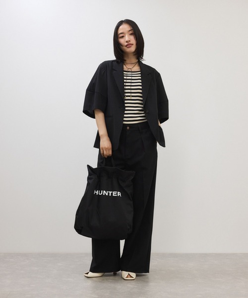 トートバッグ 「HUNTER for ADAM ET ROPE'」別注  TRAVEL MULTI FUNCTION TOTE レディースの画像