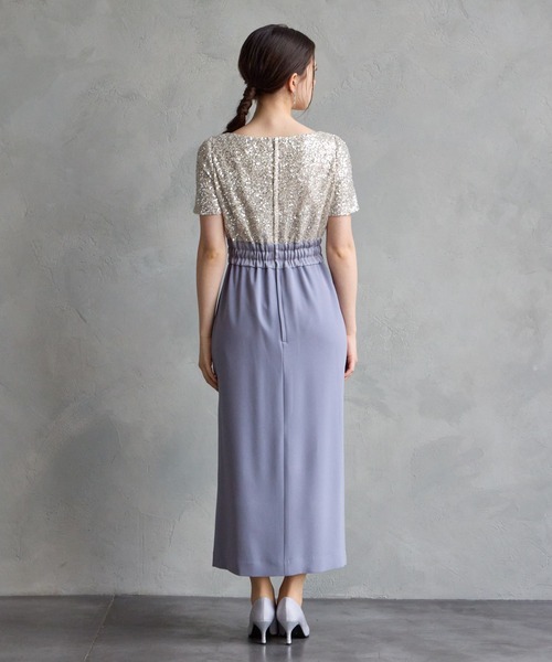 「AIMER」 半袖ワンピース MEDIUM ブラック レディース_画像7