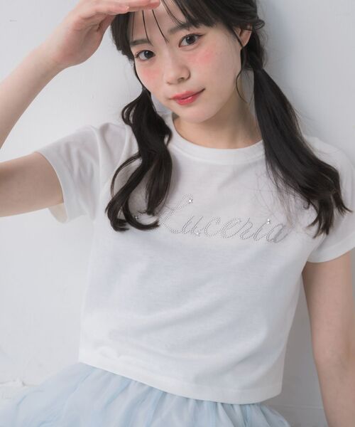 tシャツ 半袖 キラキラスターロゴTシャツ レディース | Emsexcite | 03