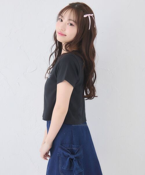 Emsexcite（エムズエキサイト） tシャツ 半袖 キラキラスターロゴT