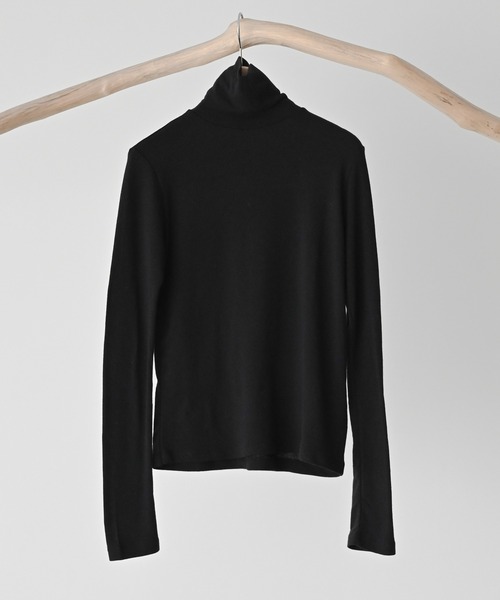 「CANAL JEAN」 「El mar」長袖カットソー ONE SIZE ブラック レディース_画像4