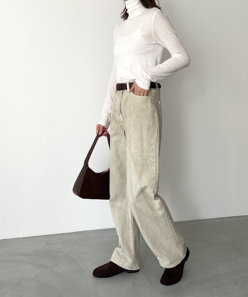 「CANAL JEAN」 「El mar」長袖カットソー ONE SIZE ブラック レディース_画像8