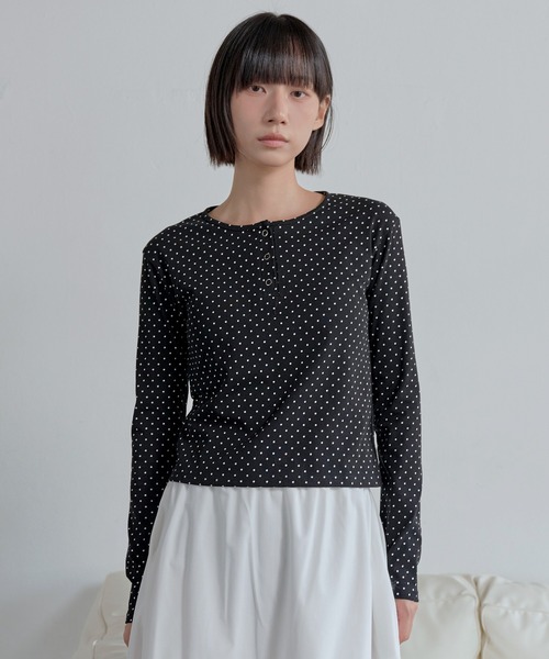 「UNE MANSION」 長袖カットソー SMALL ピンク レディース_画像5