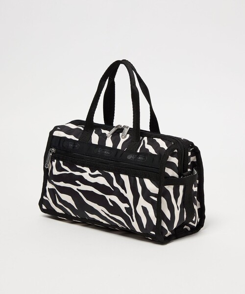 LeSportsac ×ミュベールゼブラ柄 ボストンバッグ LeSportsac（レスポートサック） ショルダーストラップ ショルダー