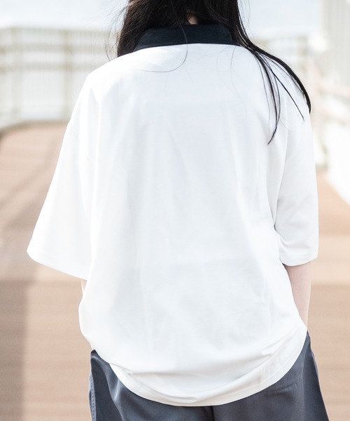 「Red Cap Girl」 半袖シャツ MEDIUM チャコールグレー メンズ_画像4