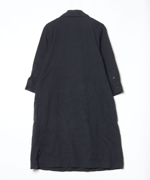 美品✨マーガレットハウエル 丸襟 コットン シャツワンピース ネイビー Ⅱ MHL.（エムエイチエル） シャツワンピース 2 ネイビー レディース