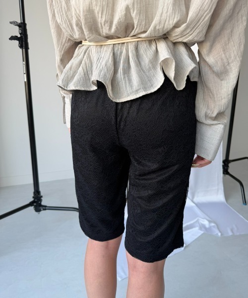 AIC. ハーフパンツ パンツ 短パン レースバイカーショーツ レディース