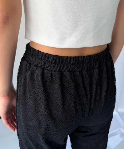 AIC. ハーフパンツ パンツ 短パン レースバイカーショーツ レディース
