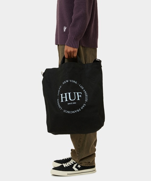 「HUF」 2WAYバッグ ONE SIZE ブラック メンズ_画像3