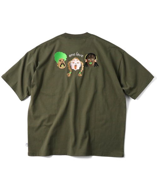 「gym master」 半袖Tシャツ MEDIUM カーキ メンズ_画像3
