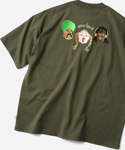 「gym master」 半袖Tシャツ MEDIUM カーキ メンズ_画像7