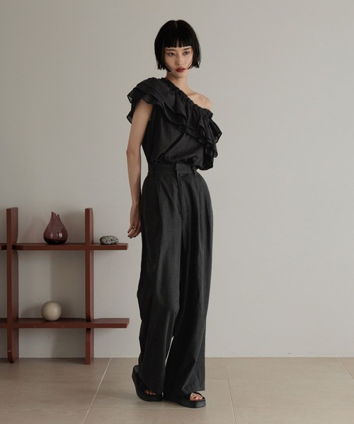 「LOWRYS FARM」 フラットサンダル MEDIUM ブラウン レディース_画像8