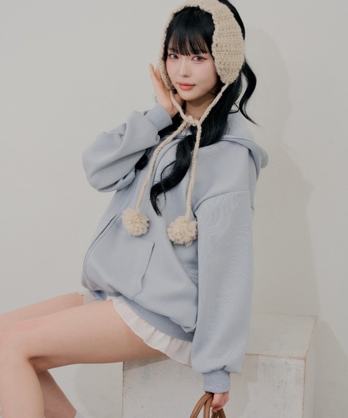 continuer de NICE CLAUP パーカー BackキラロゴBigパーカー