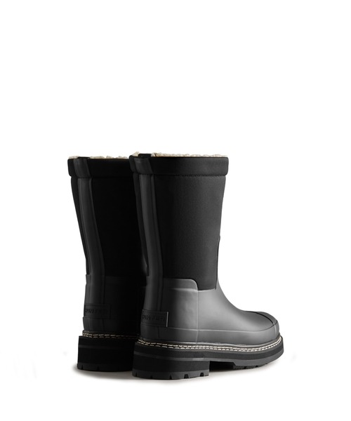 hunter refined stitch sherpa boot
