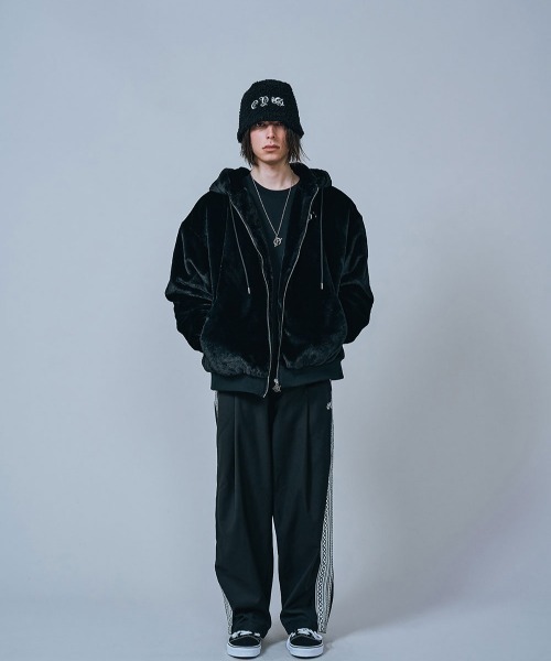 OY ジャケット ブルゾン 『OY/オーワイ』LOGO FUR HOODIE JACKET