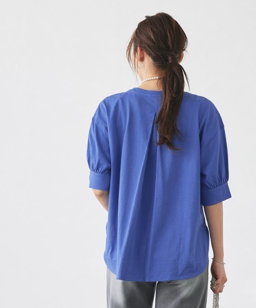 Pierrot tシャツ パフスリーブチュニックTシャツ レディース