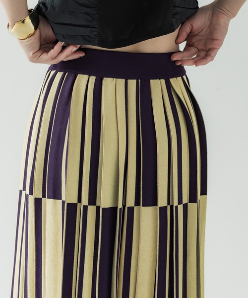 スカート チェッカーニットスカート レディース : 65448124 : ZOZOTOWN  