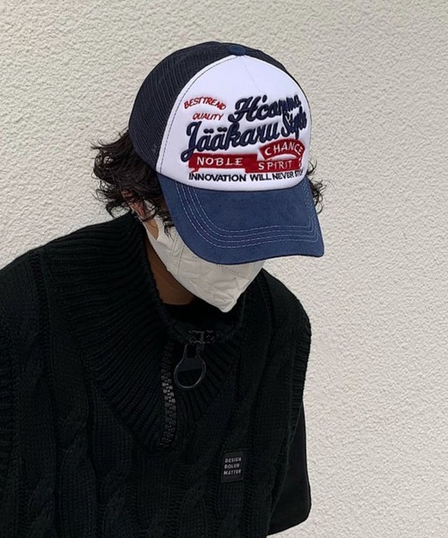 キャップ 帽子 MGV キャップ 帽子 レトロデザインメッシュキャップ メンズ