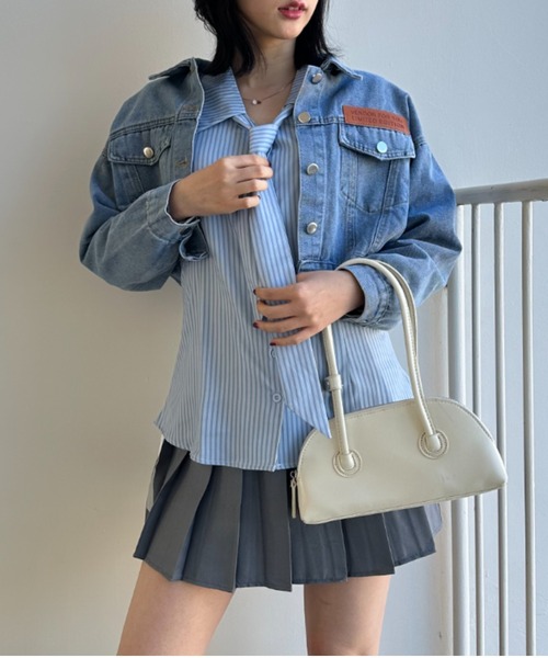 gossip!ロサンゼルス デニムジャケット gジャン ショート丈タグ付き