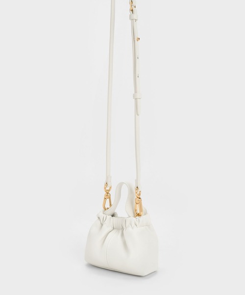 ショルダーバッグ バッグ Ally ミニアリー ルーシュドスローチーバッグ レディース | CHARLES ＆ KEITH | 09