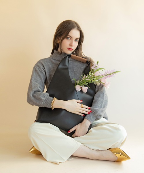 ハンドバッグ カシュクール ワンハンドルバッグ Lサイズ | styiro | 08