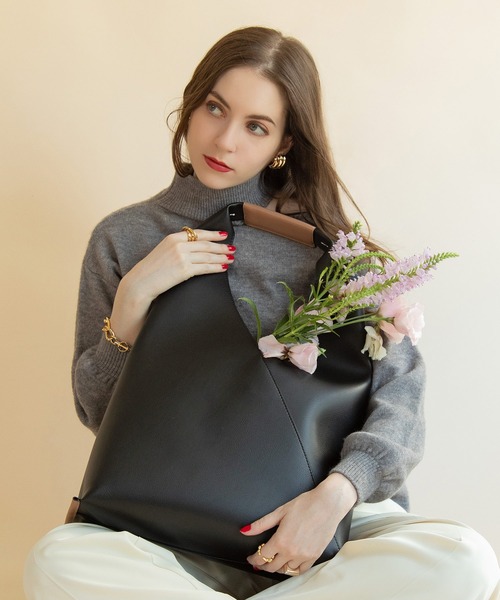 ハンドバッグ カシュクール ワンハンドルバッグ Lサイズ | styiro | 06