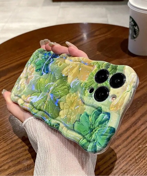 モバイルケース ドッティ フローラル リキッド グリッター  15 PRO モバイルケース ドッティ フローラル リキッド グリッター 15