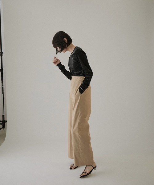 SALON adam et rope'（サロン アダム エ ロペ） uvカット ワイドパンツ