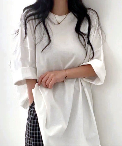 tシャツ ロゴプリントオーバーサイズTシャツ レディース SHEENA tシャツ MotivationロゴプリントオーバーサイズTシャツ