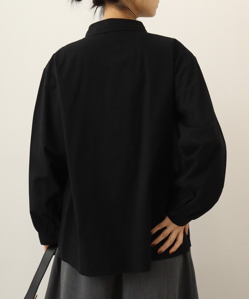 Emago ブラウス シャツ EMAGO トリハナ刺繍シャツ レディース