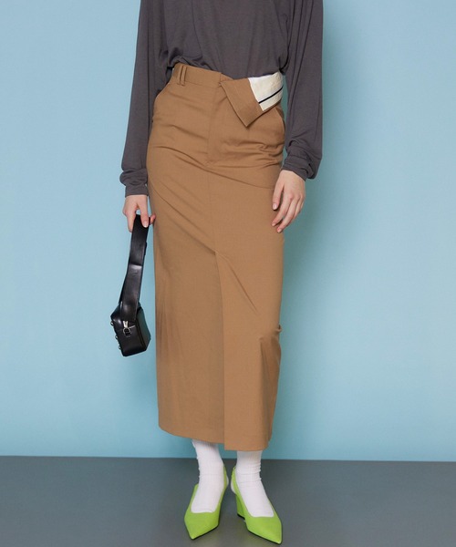 MAISON SPECIAL（メゾンスペシャル） ロング スカート Turnback Waist