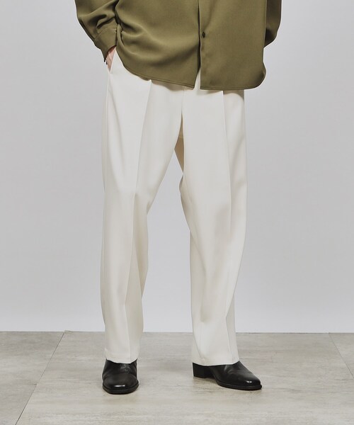 新品 未使用 タグ付き ✨️ TAKEO KIKUCHI ジャージスラックス M セール】ラインジャージトラックパンツ（その他パンツ）｜tk