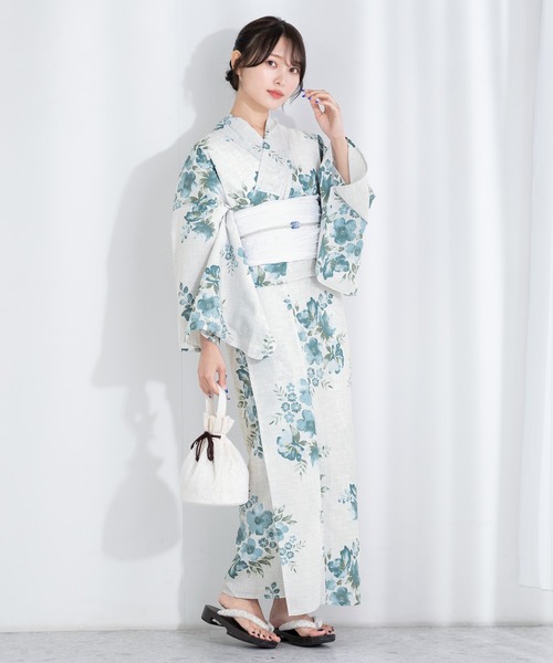 SOUBIEN（創美苑） 浴衣 夏を彩るレディース浴衣2点セット （浴衣＋帯